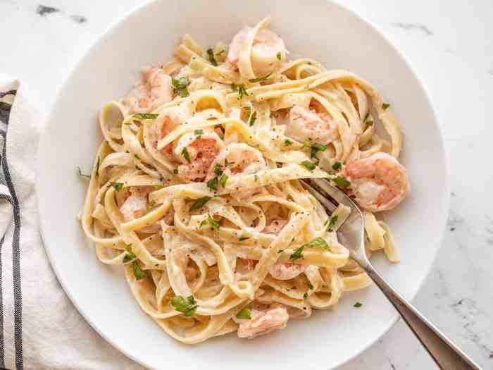 Shrimp and alfredo sauce recipes