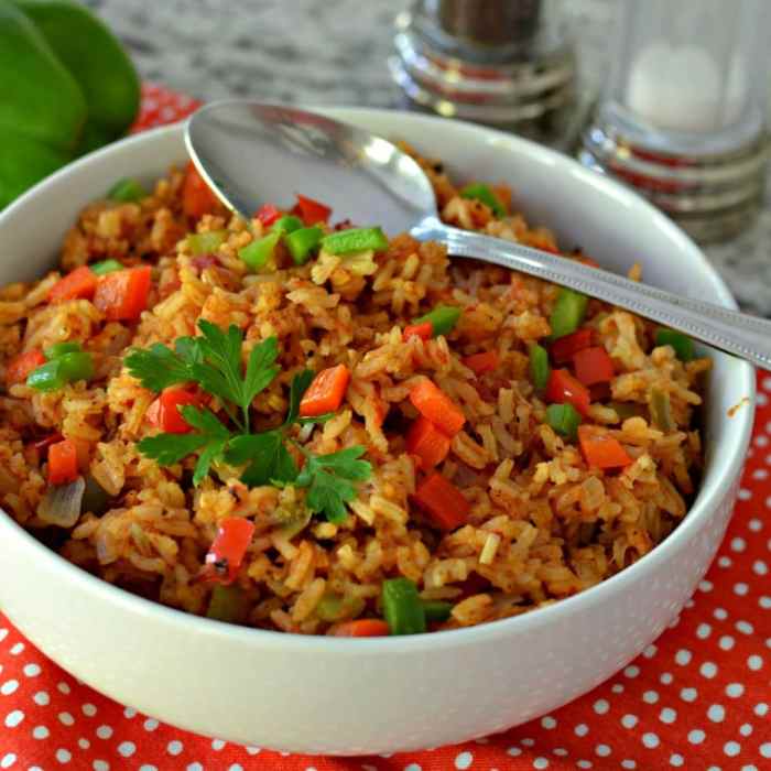 Spanish rice recipe tomato sauce