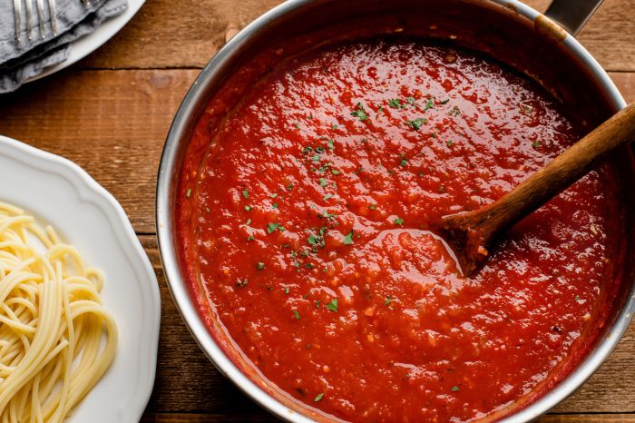 Spaghetti sauce recipe tomato sauce