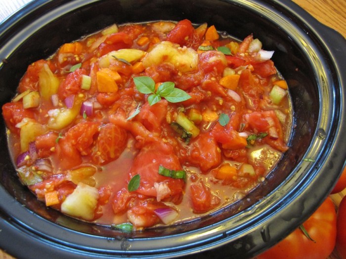 Slow cooker recipes tomato sauce