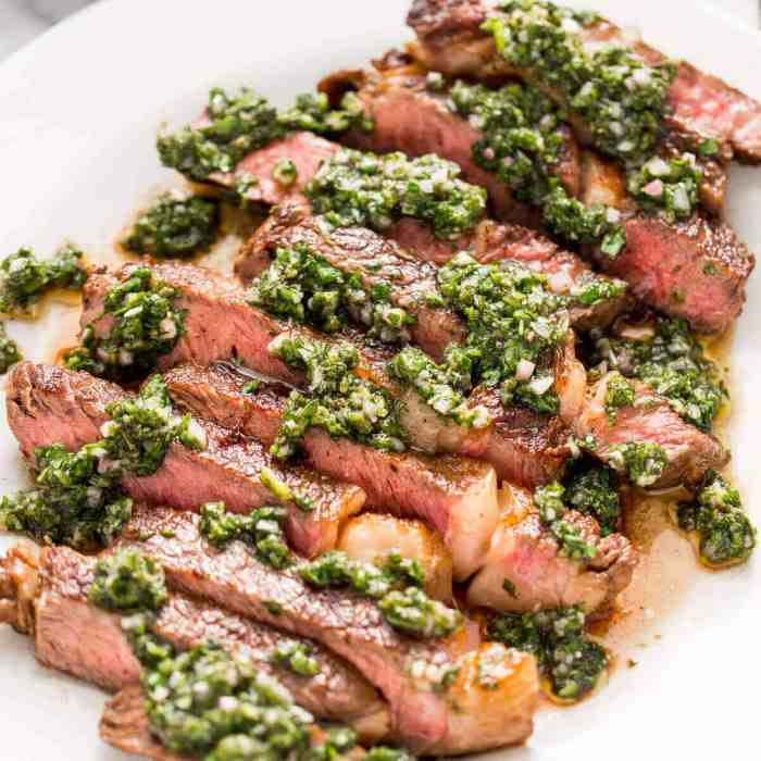 Chimichurri steak ciaoflorentina malbec peppercorn steaks sirloin