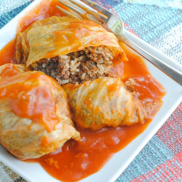 Stuffed cabbage sauce recipe