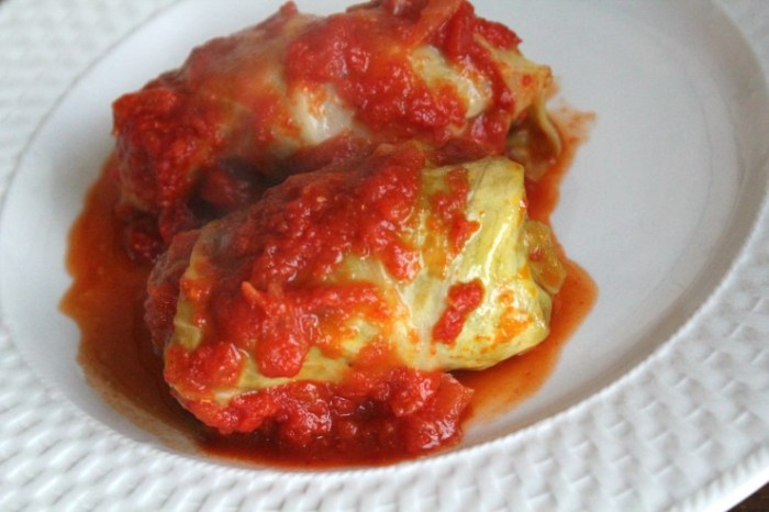 Stuffed cabbage sauce recipe